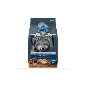 Blue Buffalo Wilderness Adult High-Protein Dry Dog Food with Real Chicken Plus Wholesome Grains,
