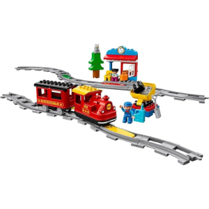 LEGO DUPLO Town Steam Train 10874 Remote Control Set - Learning Toy and Daycare Accessory for Toddlers, Boys, Girls, and Kids 2-5 Years