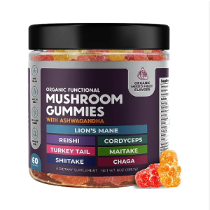 Nootropics Brain Supplement Support For Focus Energy Mushroom Gummies