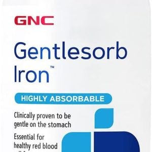 GNC Gentlesorb Iron 18mg | Required for Proper Red Blood Cell Formation | Gentle Formula | 90 Count