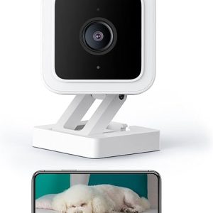 WYZE Cam v3 1080P Wired Indoor/Outdoor Home Security Camera for Pet Baby Dogs & Cats Nanny Elderly Monitoring, Compatible with Alexa & Google Home IFTTT