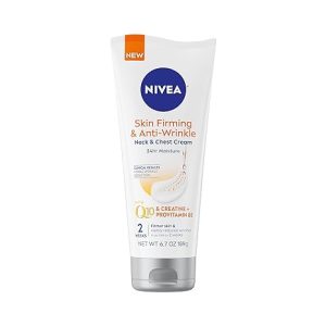 Nivea Skin Firming and Anti Wrinkle Neck and Chest Cream, 24-Hour Moisturizing Body Cream