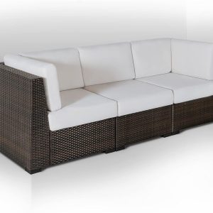 Outland Living Sunshine Patio Wicker Aluminum Frame Sofa
