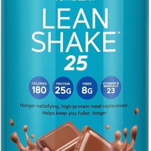 GNC Total Lean | Lean Shake 25 Protein Powder | High-Protein Meal Replacement Shake | Rich Chocolate | 16 Servings