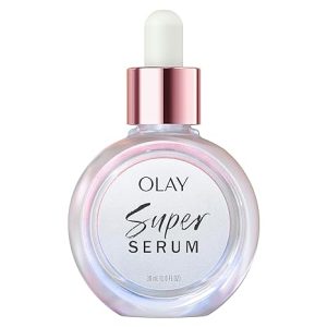 Olay Super Serum 1.0 oz with Niacinamide, Vitamin C, Collagen Peptide, AHA, and Vitamin E