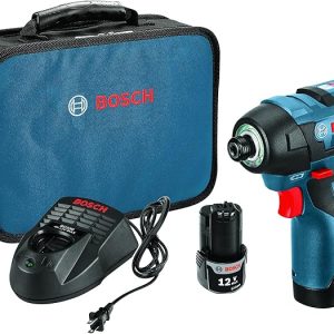 BOSCH 12-Volt Max EC Brushless Impact Driver Kit 2 battery kit PS42-02 12.70 Inch x 9.50 Inch x 4.10 Inch