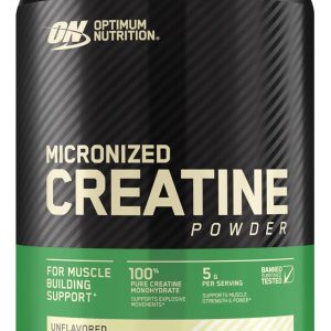 Optimum Nutrition Micronized Creatine Monohydrate Powder, Unflavored, Keto Friendly, 120 Servings (Packaging May Vary)