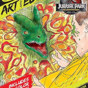 Crayola Art with Edge Jurassic Park Coloring Pages (28pgs), Adult Coloring, Jurassic Park Merchandise, Gift for Teens